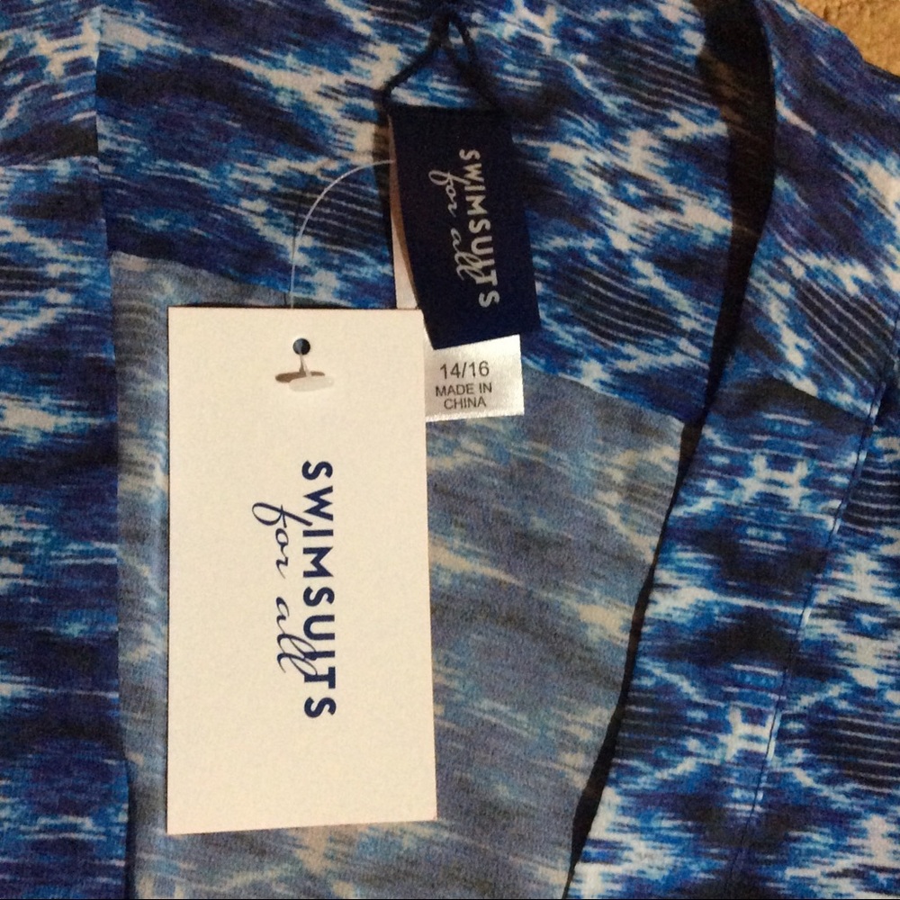 Swimsuits For All NWT Fringe Swim Coverup, 14/16 - Picture 2 of 3